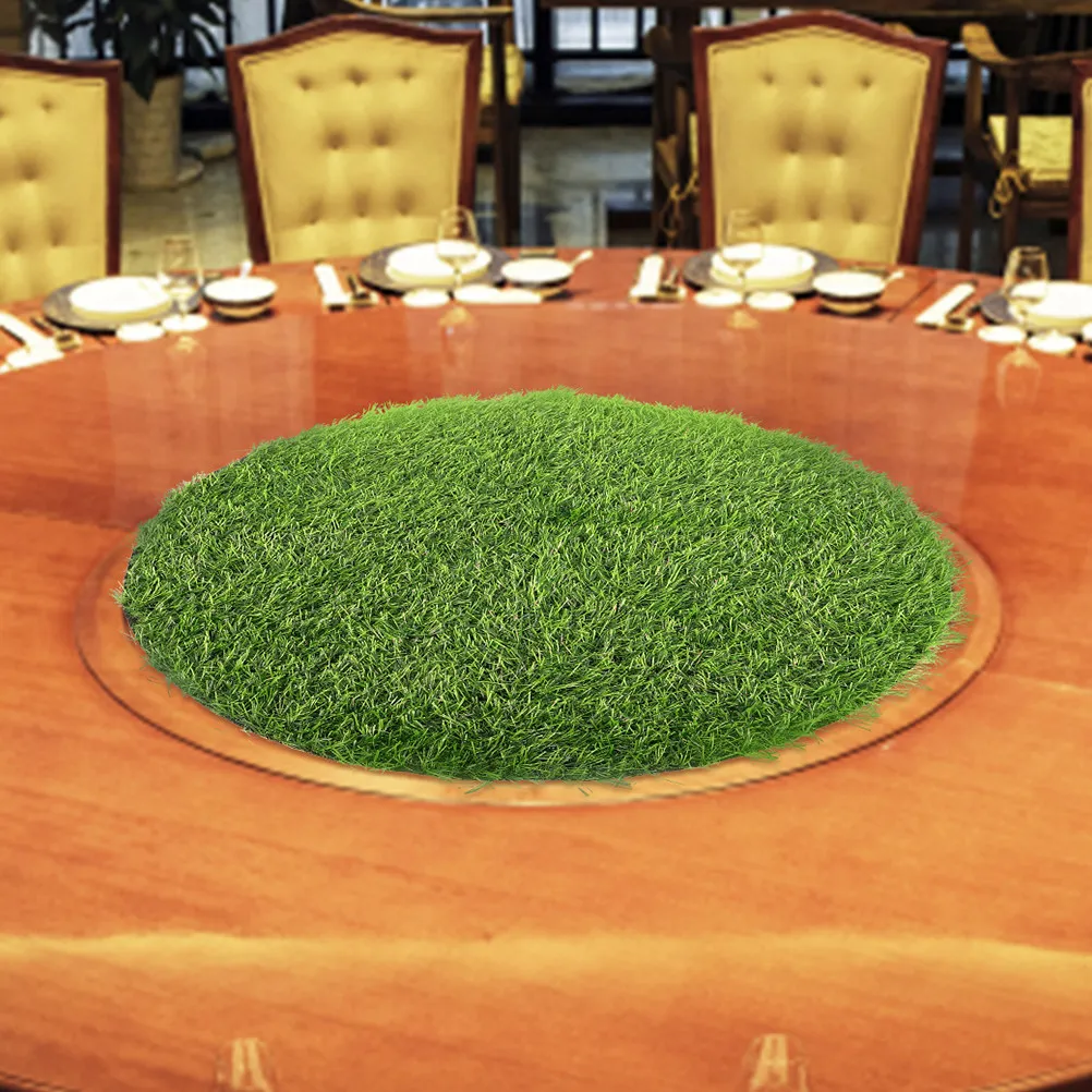 Simulated Grass Table Mat No Maintenance Needed Perfect for Dining Room Tables and Outdoor Picnics Simulation Grass Table Cloth