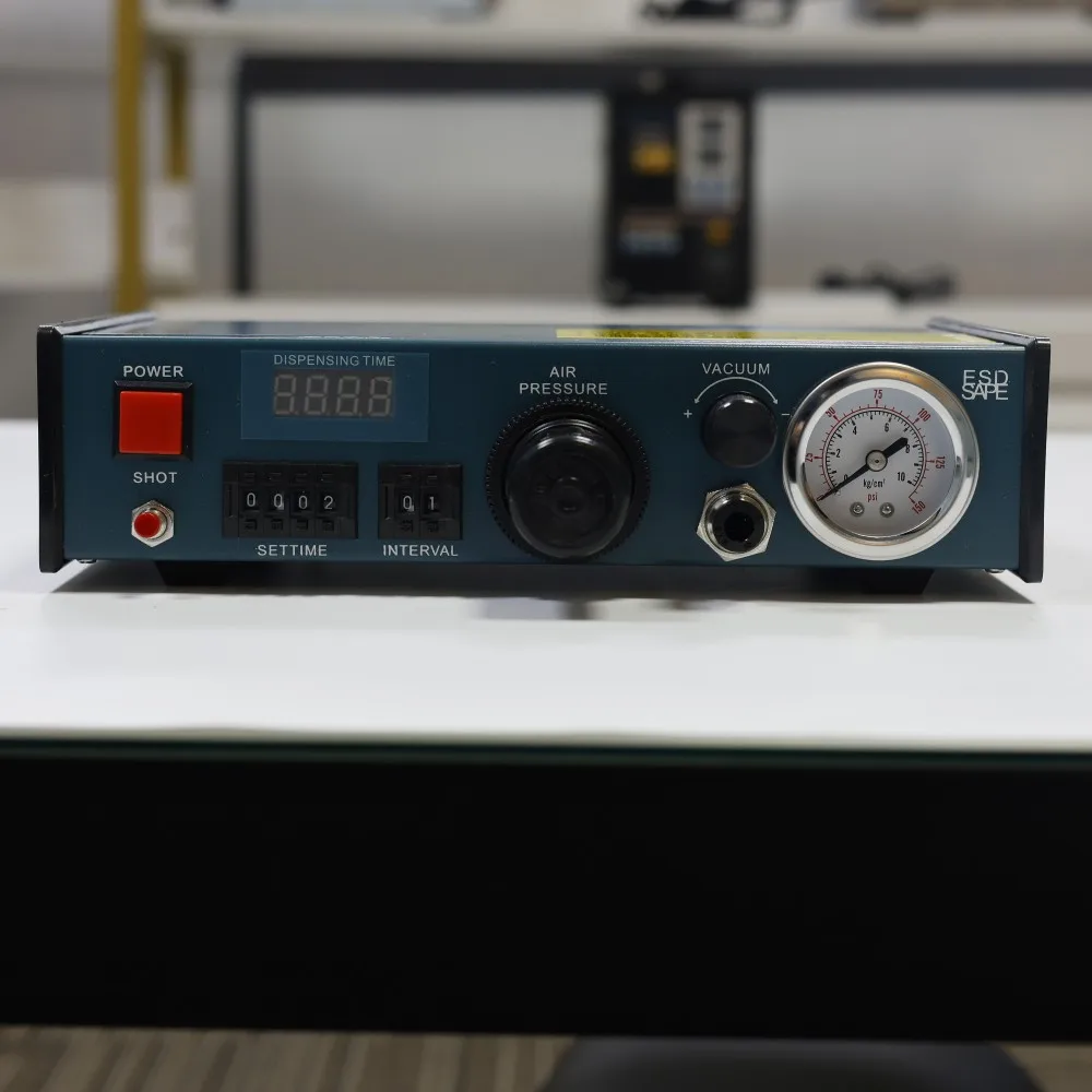 983A موزع الغراء شبه التلقائي وحدة تحكم الاستغناء الهوائية مناسبة لصمام توزيع الغراء AB السائل المزدوج #1