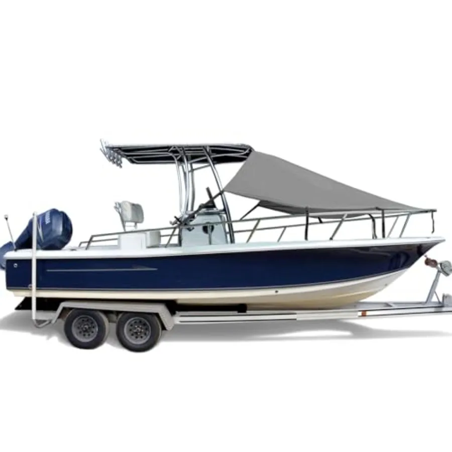 TTop القوس الظل الأشعة فوق البنفسجية حماية تمديد لمنطقة القوس قارب مع 600D البحرية الصف البوليستر النسيج دائم الشمس الظل الحل ل #1