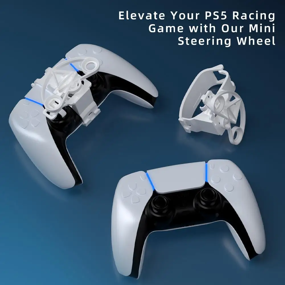 Voor Ps5 Game Controller Mini Stuur Metalen Lager Snelle Installatie Geschikt Voor Ps5 Race Stuurwiel Accessoires