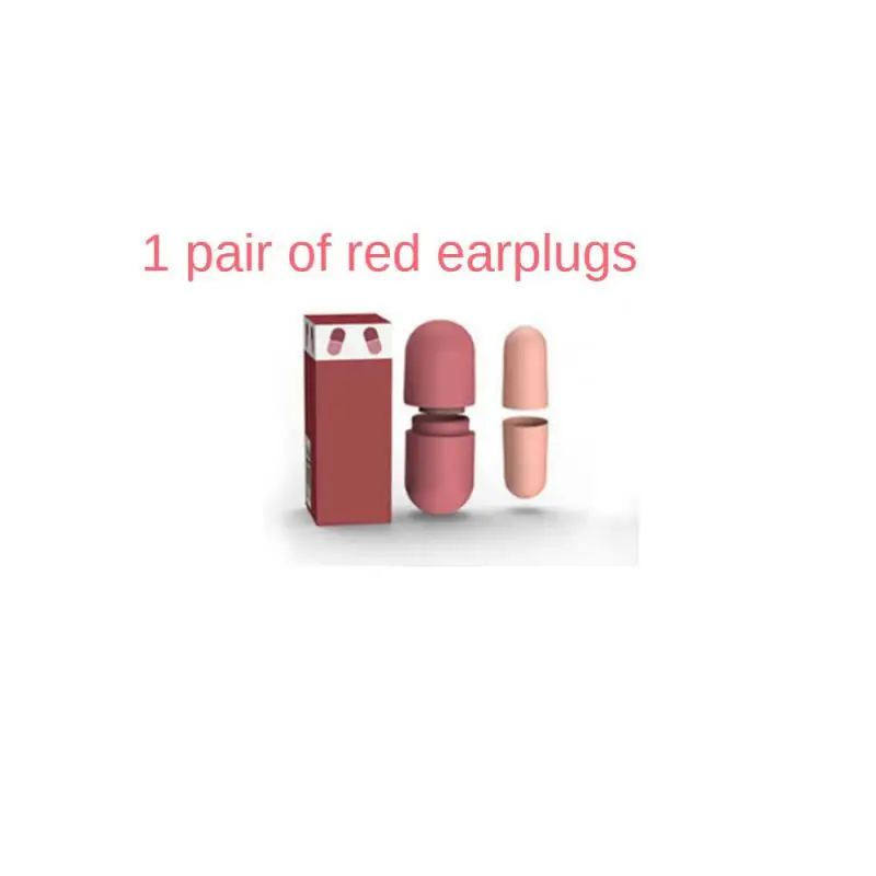 소음 방지 소음 방지 리바운드, 부드러운 수면, 느린 귀 플러그, 1-8 개