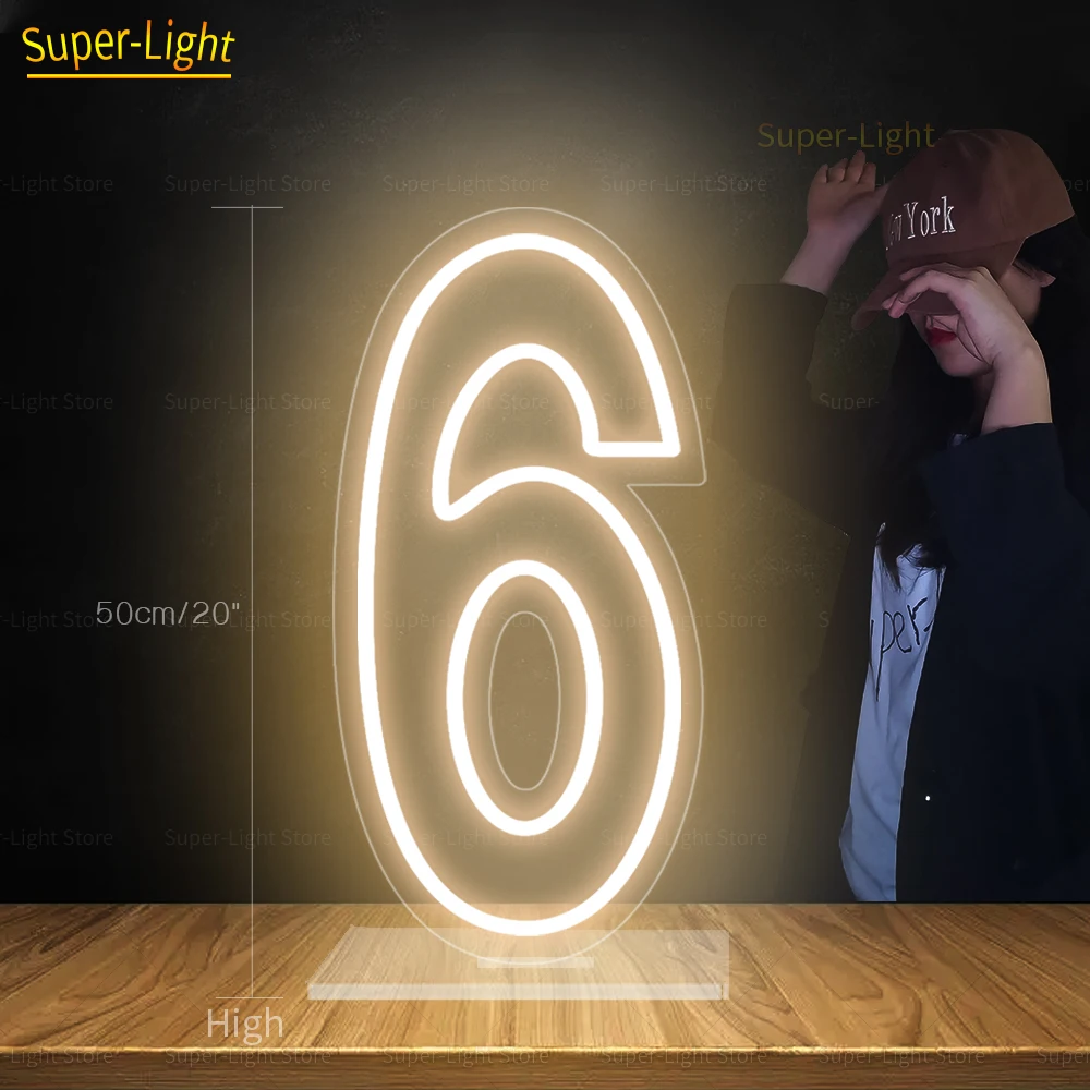 led sinal numerico com base e corrente light up signs birthday party decor 1st birthday kids gift 01