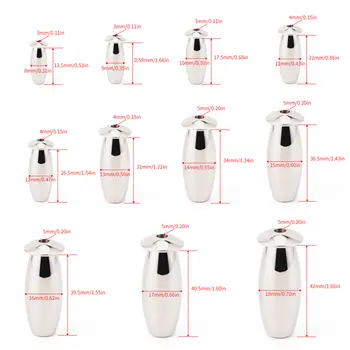 Nový stříbrný/zlatý penisový plug mužský uretrální dilatátor z nerezové oceli, stimulace močové trubice, znějící masturbátor, sexuální hračky pro muže 8 nejlepší prodej močová trubice šroub penisový kolík - №1