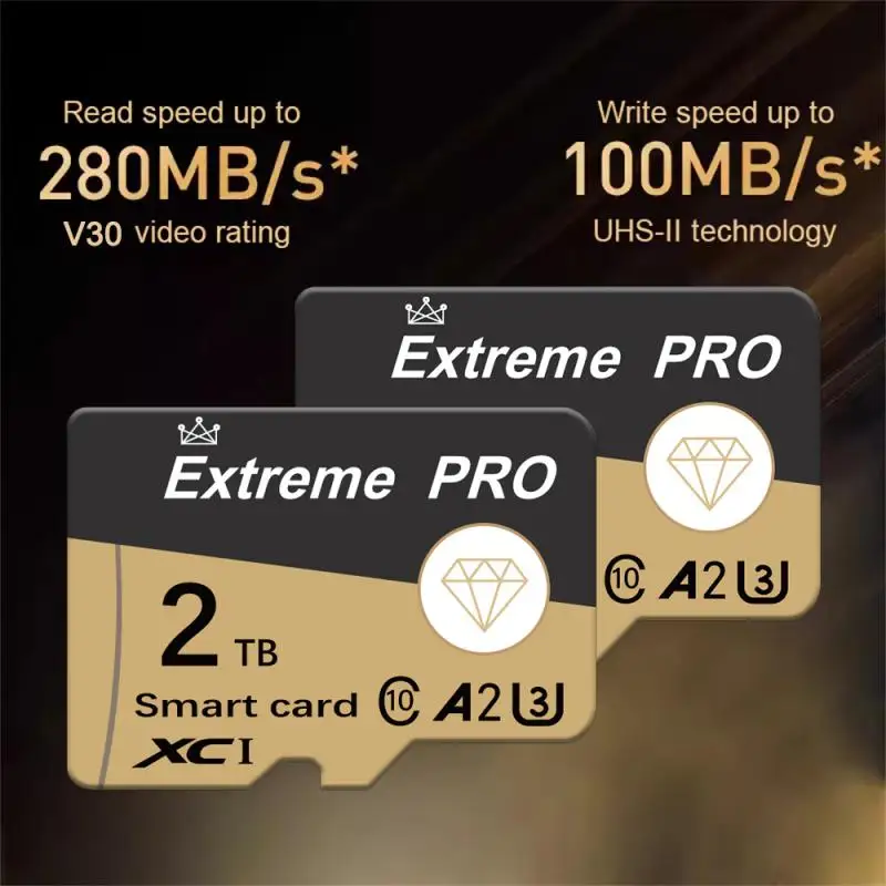 Micro TF/SD Card 2TB 1TB Class 10 High Speed A2 Memory Card 512GB Memory Flash SD Card 256GB For Nintendo Switch Oled