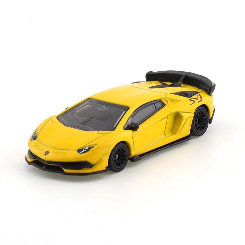 CCA 1/64 Lamborghini Aventador SVJ Auto Legierung Spielzeug Motor Fahrzeug Diecast Metall Modell Kinder Weihnachten Geschenk Spielzeug für Jungen