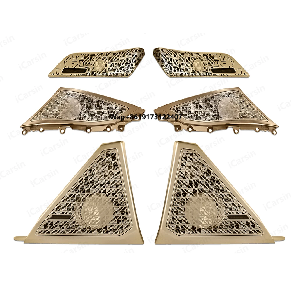 ترقية سيمفوني LED سيارة الإضاءة المحيطة الداخلية ل 5 سلسلة G60 G68 2018-2024 + غطاء مكبر الصوت الباب اكسسوارات الديكور #1