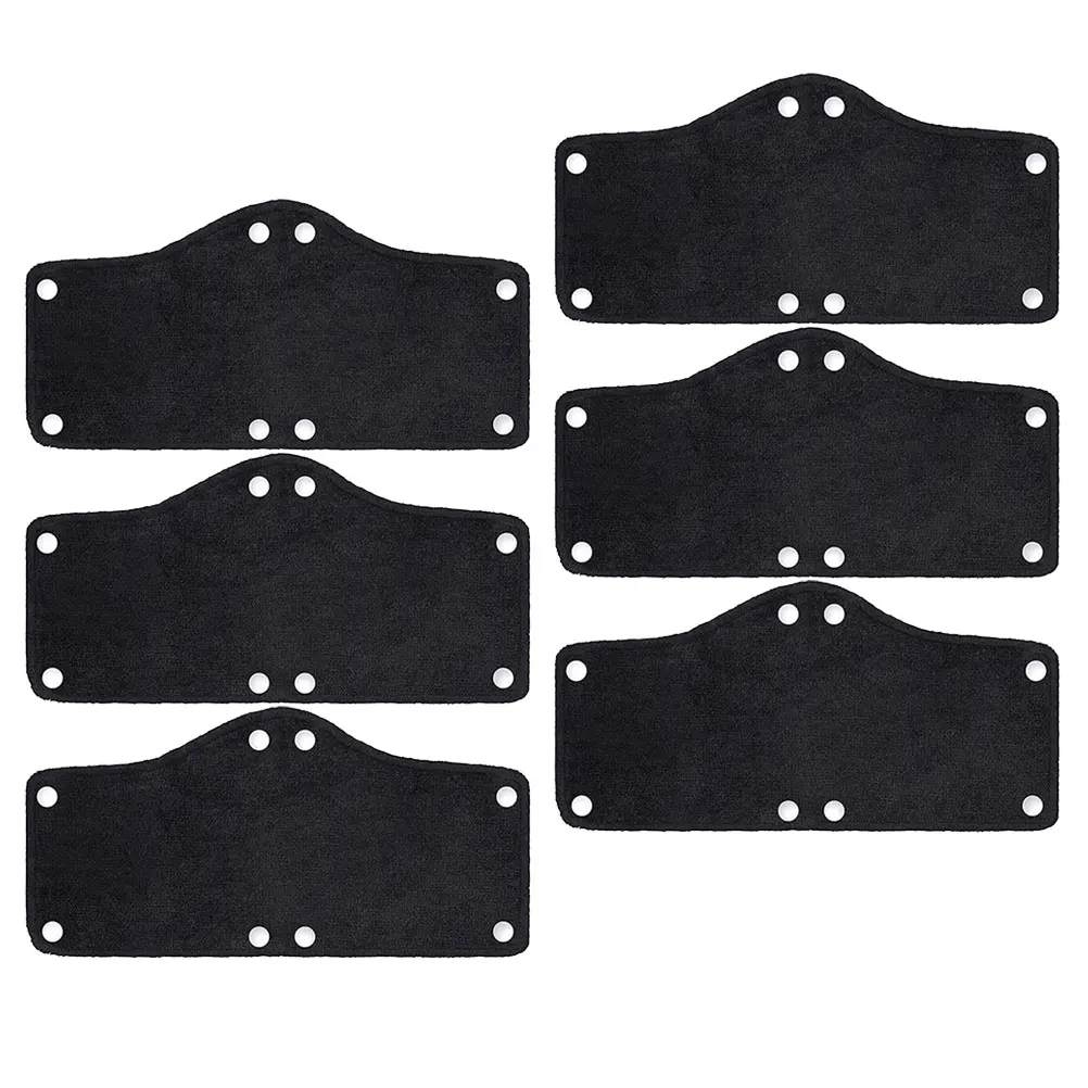 

6 Pcs Hard Pads Washable Liner Sweatband Absorb Soft Material Cotton Hat Polyester Easy-to-remove