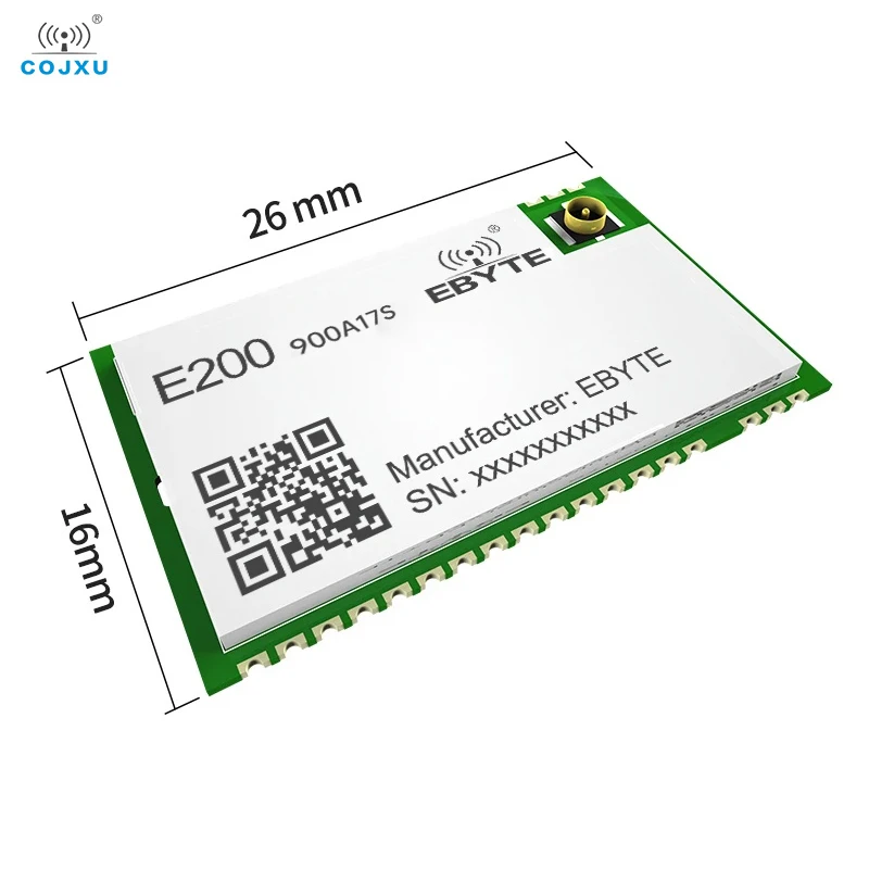 Wireless Module 868/915MHz 17dBm Audio Transmission Module IPEX Stamp Hole COJXU E200-900A17S One-to-Many Broadcast Transmission