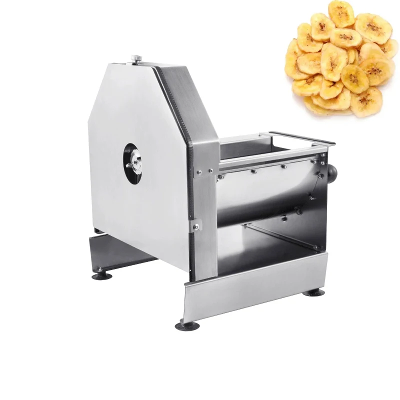 Commercial Mini Electric Banana Chips Slicer Onion Potato Orange Lemon Slicing Machine Small Fruit Slicing Machine