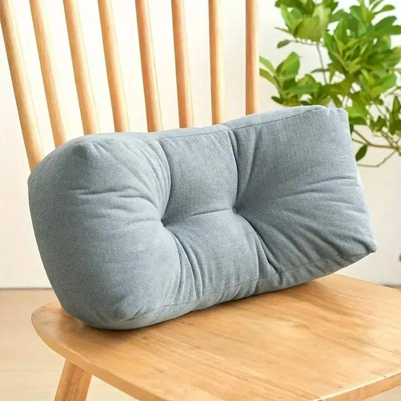 

Blue Lumbar Support Pillow 1 Piece - Ideal for Comfort and Ergonomic Support, Perfect for Home or Office Use