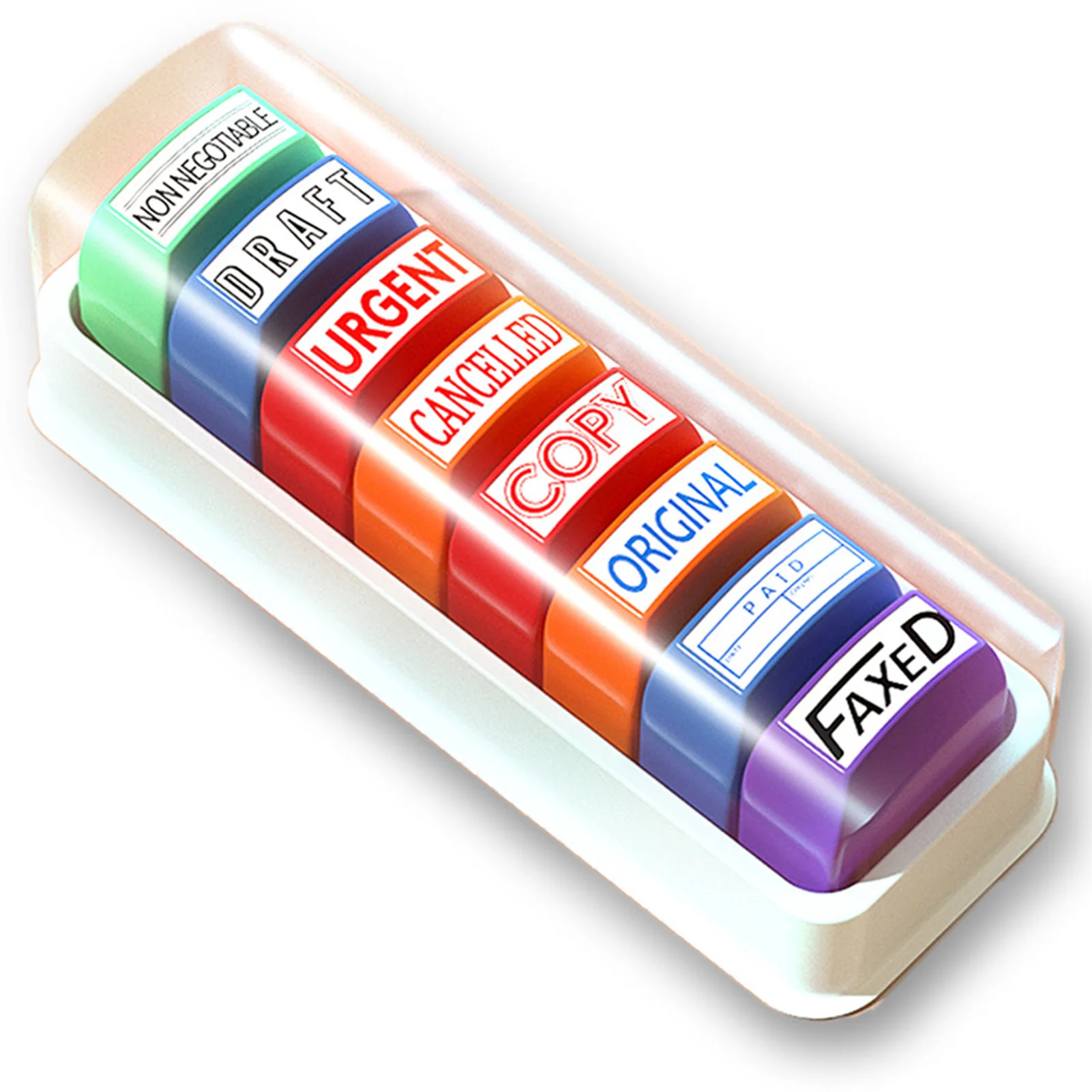 8 قطعة طوابع المعلم الاسباني الثناء آمنة للاستخدام مواد متينة مشاريع فنية طوابع للمدارس الابتدائية ورياض الأطفال