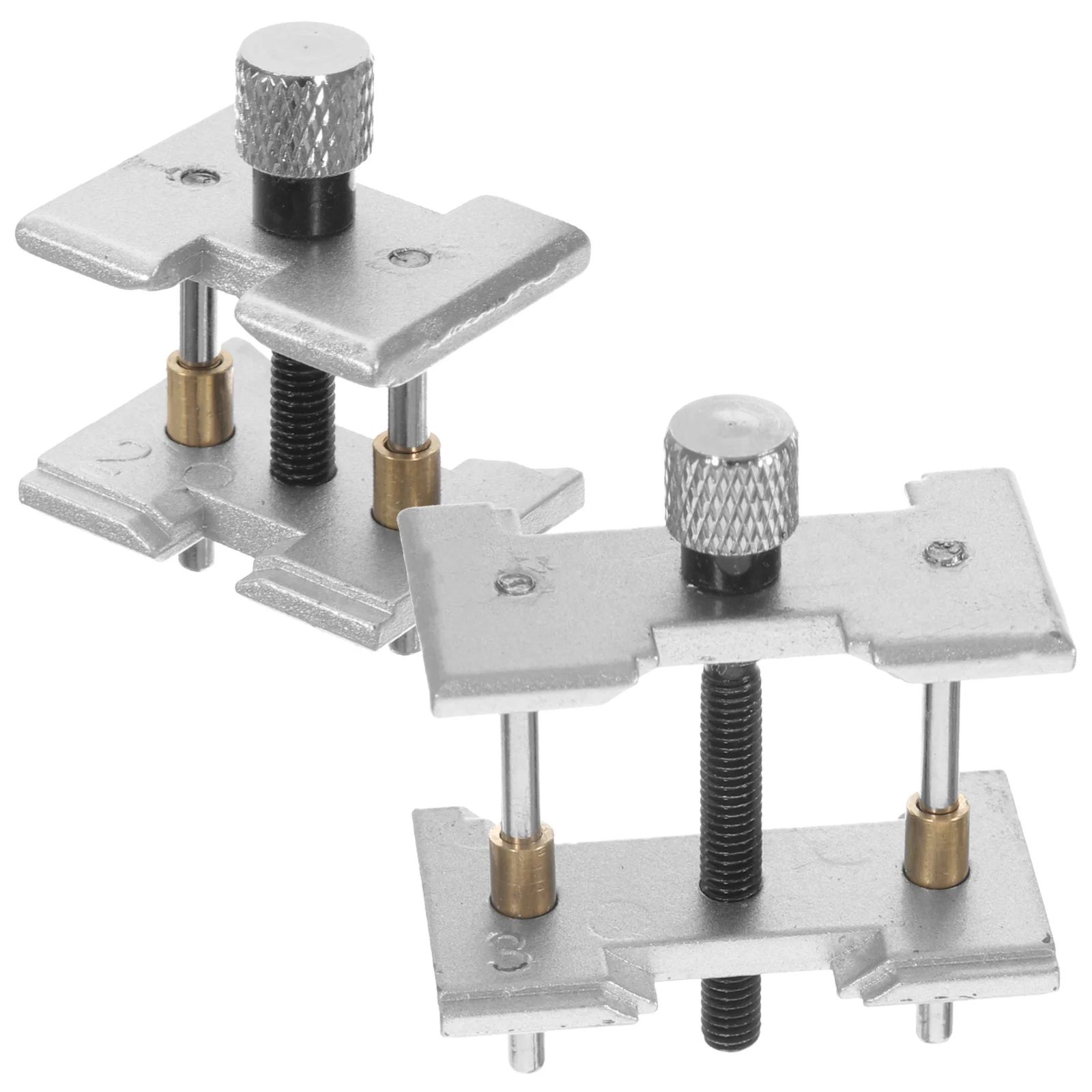 

2Pcs Watch Repair Tool Adjustable Metal Holder for Movement Fixing Jewelry Making Watch Movement Holder