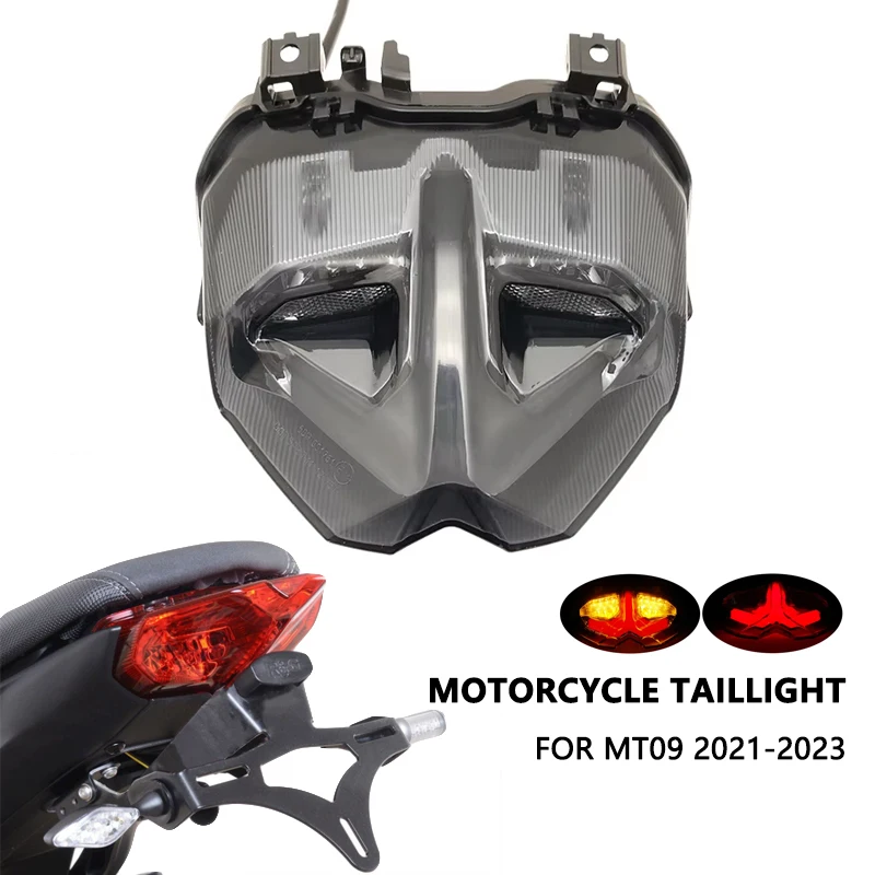 MT09 Rear Tail Light Brake Turn Signal LED Integrated Taillight Parts For YAMAHA MT-09 MT 09 2021-2023 Motorcycle Accessories