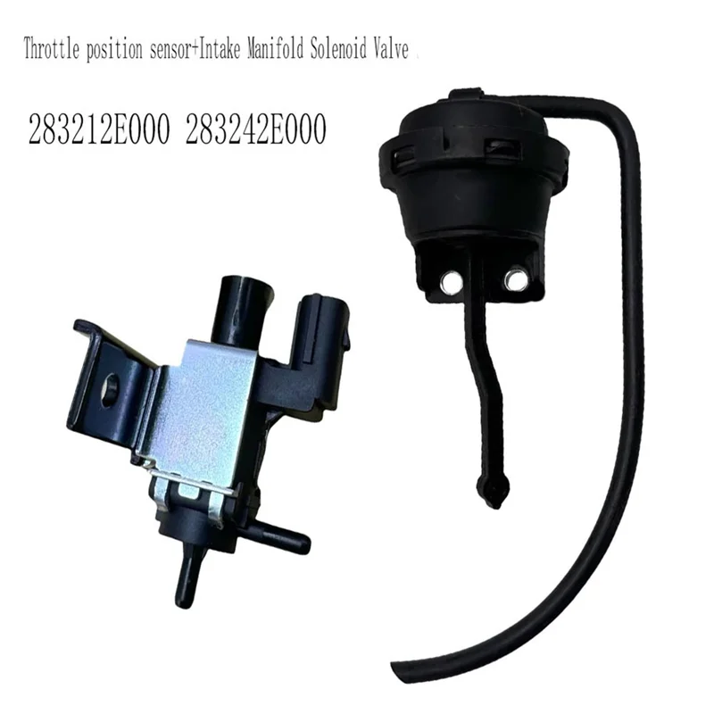 For Hyundai Avante Elantra Sonata Tucson Throttle Position Sensor+ Intake Manifold Solenoid Valve 283212E000 283242E000