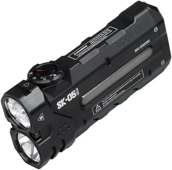 مصباح يدوي LOOP GEAR SK05 2850 LM قابل لإعادة الشحن مع بنك طاقة 6000 مللي أمبير في الساعة، مصباح يدوي EDC مقاوم للماء IP68 #1