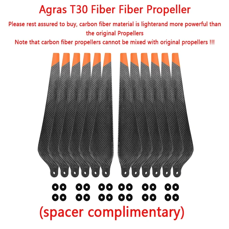 

Copy Agras T30 3820 Carbon Fiber Propellers For DJI T30 Drone Parts Drone Accessories