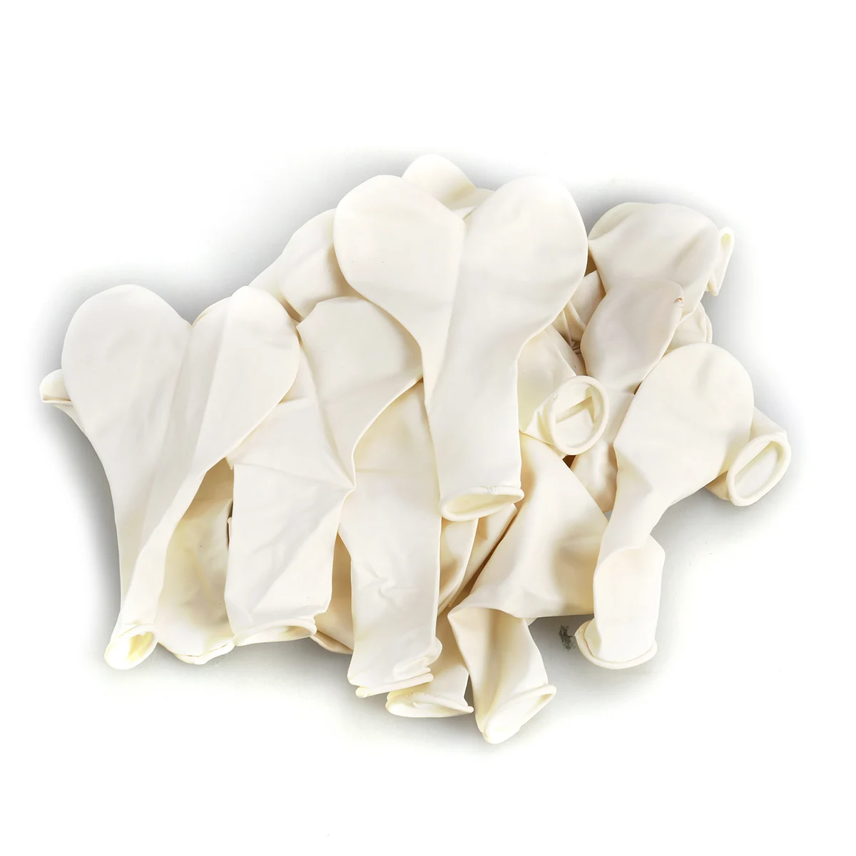 

20Pcs Heart Shape Latex Balloons 10 Inch Thickened Decorative Balloon for Wedding Birthday Party Christmas Celebration White