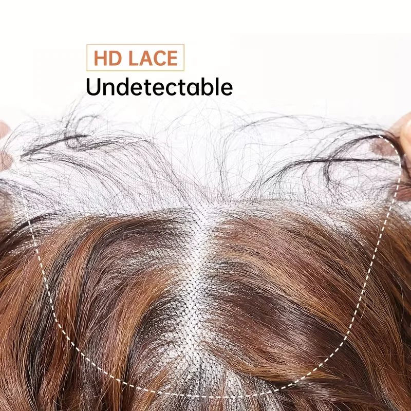 تسليط الضوء على أومبير 13x4 HD موجة عميقة الدانتيل الجبهة الباروكات شعر الإنسان العسل شعر مستعار أشقر شعر الإنسان 4/27 الدانتيل الباروكات الأمامية