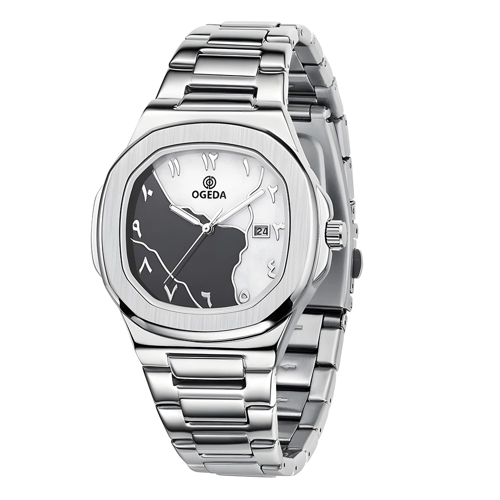 

OGEDA Кварцевые часы Sport Elegancefor мужские 30 м водонепроницаемые сапфировые механические часы 40 мм автоматические мужские часы OG6002