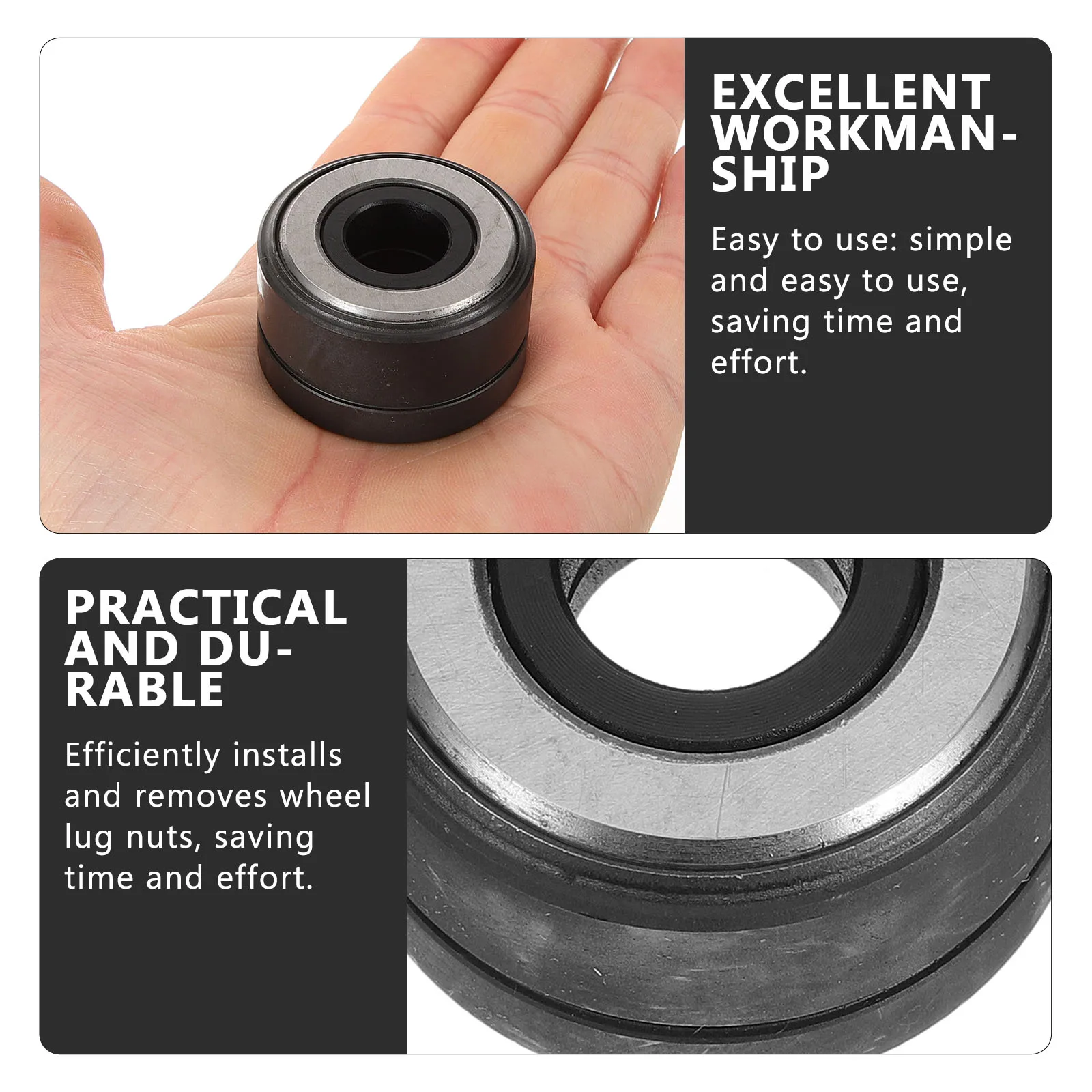 

Universal Wheel Stud Installer Metal Tool for Automotive Truck Efficient Lug Nuts Remover Compatible Various Models Sizes