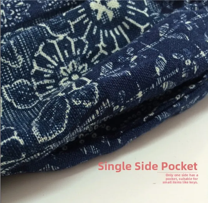 夏の新作ボヘミアンプリント綿麻スカート パッチワークスタイル ロングスカート 花柄 ミッドウエスト ルーズフィット Aラインスカート