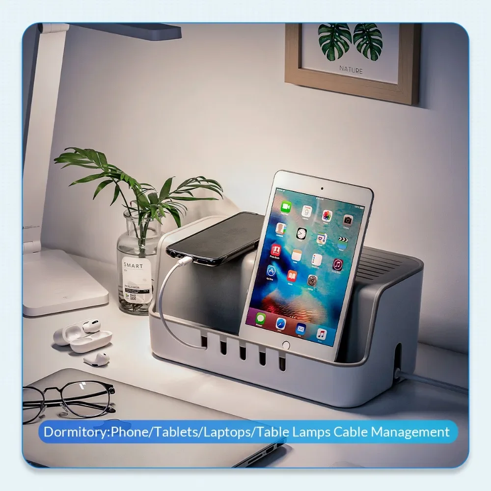 ORICO Cable Power storage Box Organize Desktop Charging Data Cable Storage Device Plug Socket management box Storage Organizer