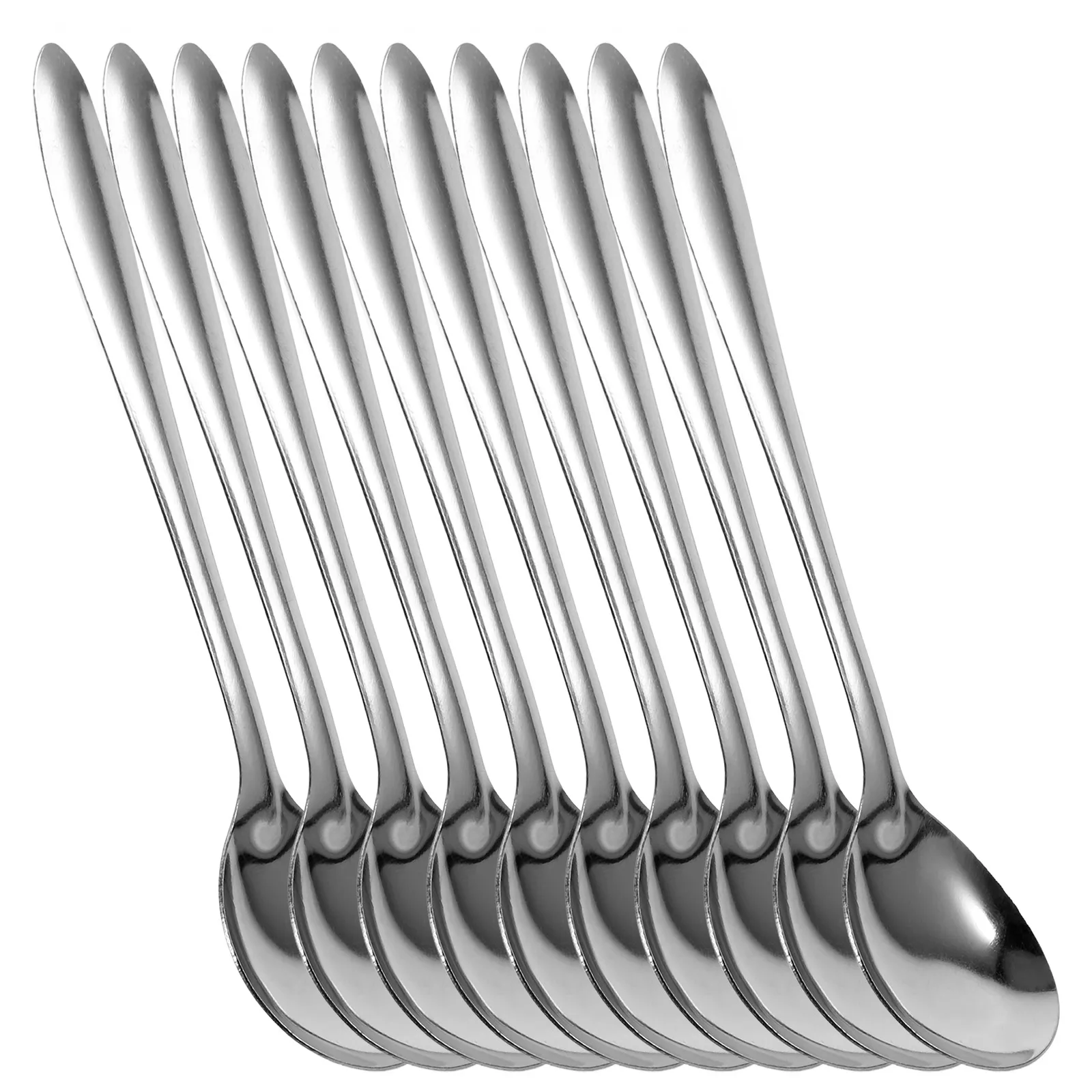 

100 Pcs Espresso Spoons Coffee Metal Stirring Tea Stirrer Silver Stainless Steel Multiuse Baby