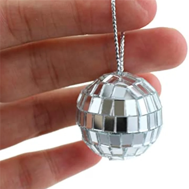 ABPQ-Mirror Reflective Ball Bar Disco Wedding Ins Cake Decoration Ball Christmas Ball Decoration Props