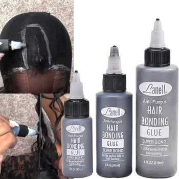 Cola adesiva para peruca frontal de renda, à prova d'água, fixação forte, resistente à água, kit de instalação de peruca, conjunto para peruca de fechamento