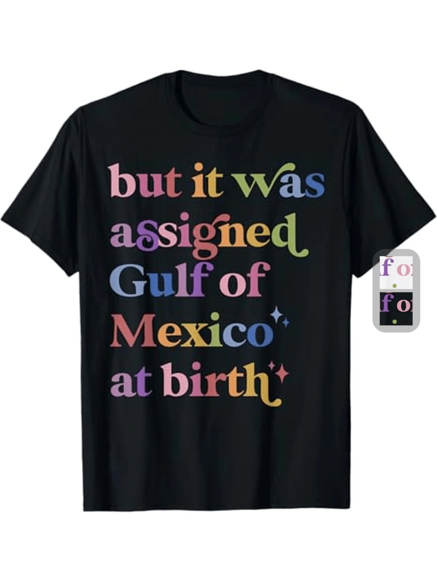 Men's Fun Mexico Bay Map T-Shirt - Color-Coded Country Name Design (Mexico, Usa) - Adult Casual Short Sleeve Crew Neck T-Shirt - Ideal Gift for Geography Enthusiasts
