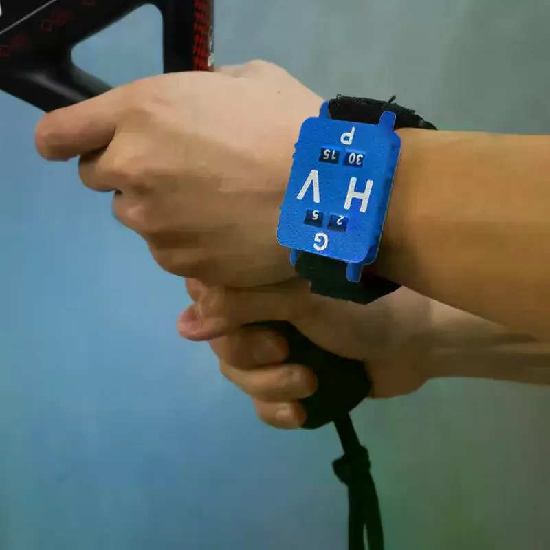 Manual Scorekeeper Wristband for Cricket Tennis Paddle Sports Adjustable  Game Score Tracking Accessory