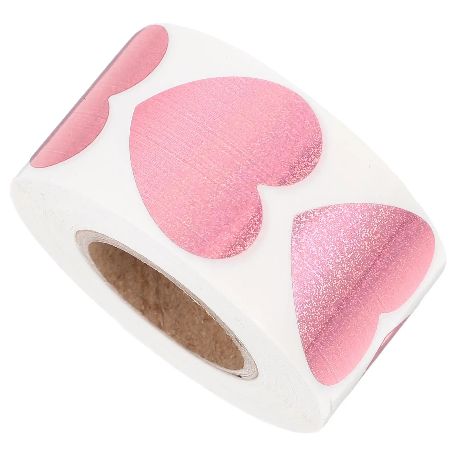 

500 Pcs Heart Shaped Stickers Tanning Labels for Kids Body Valentine Party Supplies Waterproof SunscreenPurple PVC