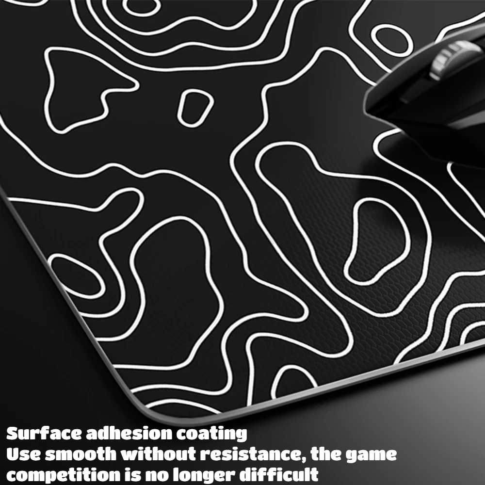 Imagem -04 - Atom-glass Gaming Mouse Pad Padrão Personalizável Vidro Temperado Suave Atualização Fps Mat Desk Table Mat Office Acessórios Gamer