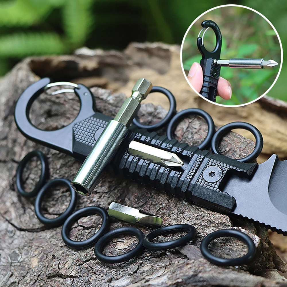 Multitool Outdoor Survival Camping Knife Full Tang Fixed Blade With Kydex Sheath Knife Portable Hunting Tactical Serrated Knife