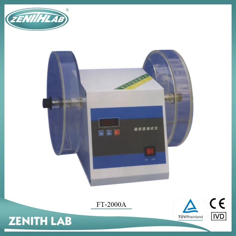 Zenith Lab High Precision Instrument FRIABILITY TESTER FT-2000A