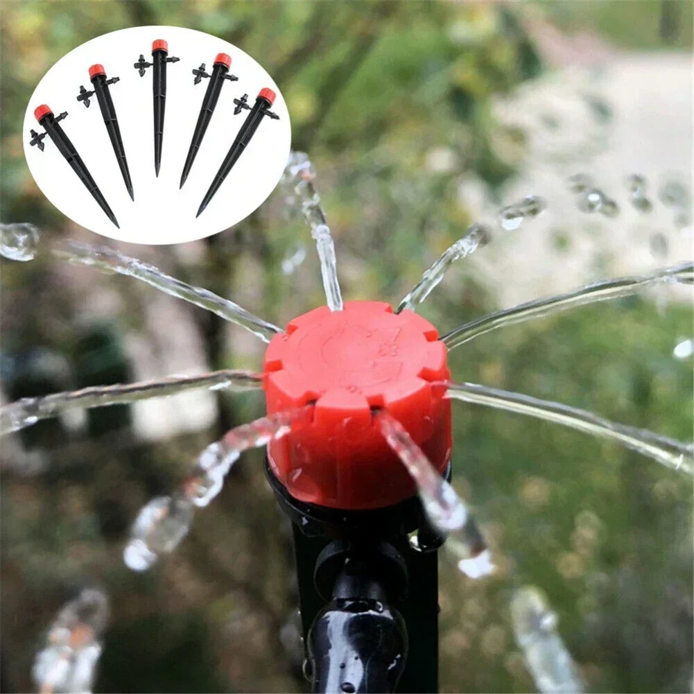 50 Pcs Irrigation Drippers Drip Emitters Micro Spray Adjustable Sprinkler Garden Garden Adjustable Water Dripper Device