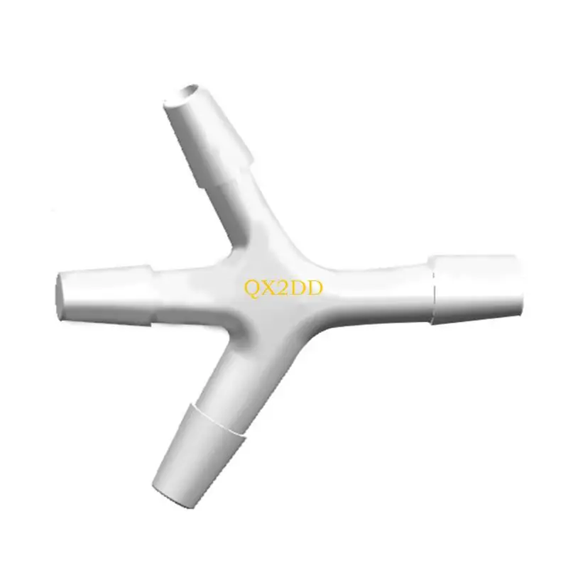 QX2D Leak Proof Connector Compatible for Breast Pumps Easy Assembly Breastfeeding Milk Pumping Device Connection Adapter