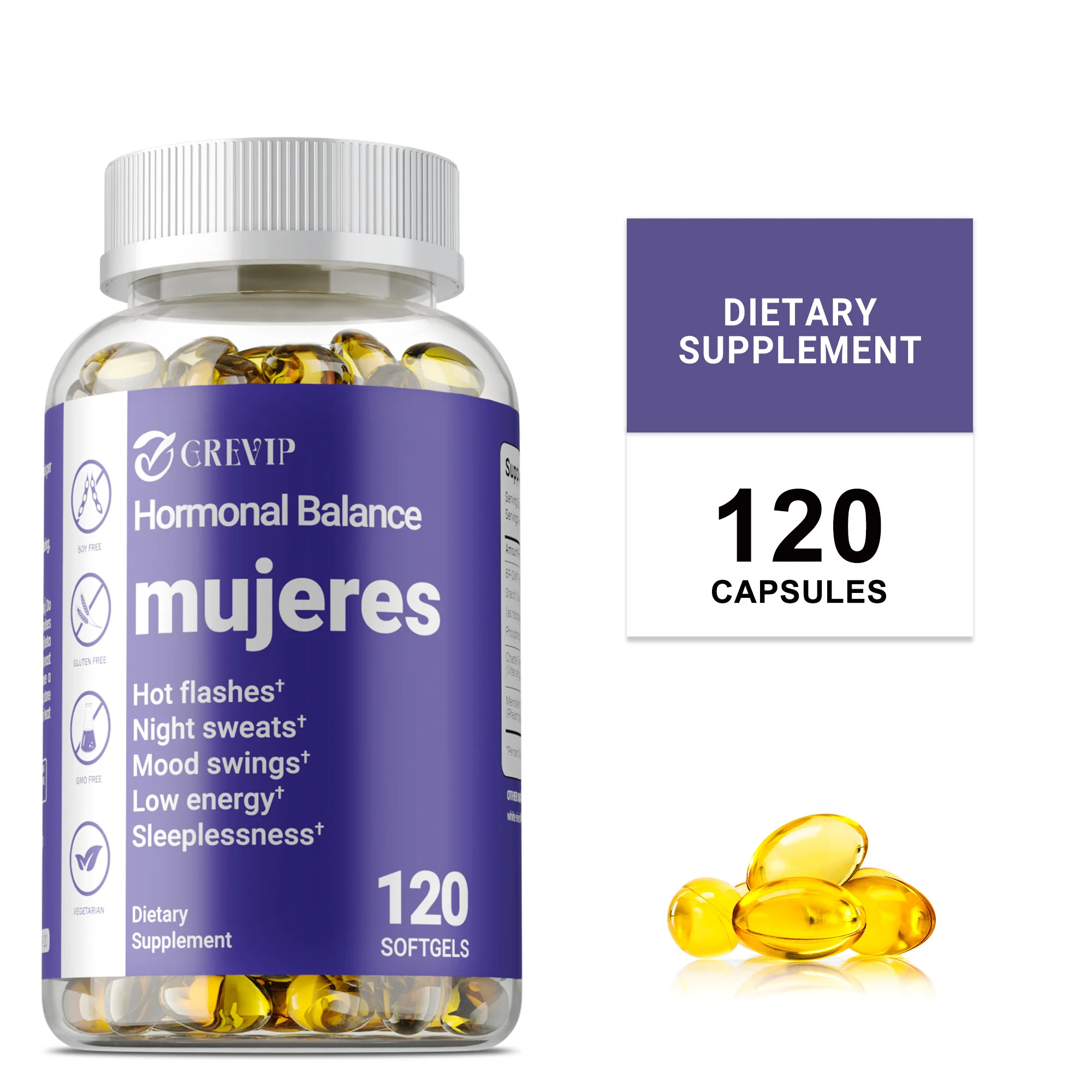 

Female Hormone Balance - Improves Mood, Relieves Menopausal Discomfort, Promotes Ovarian Health, Boosts Immunity