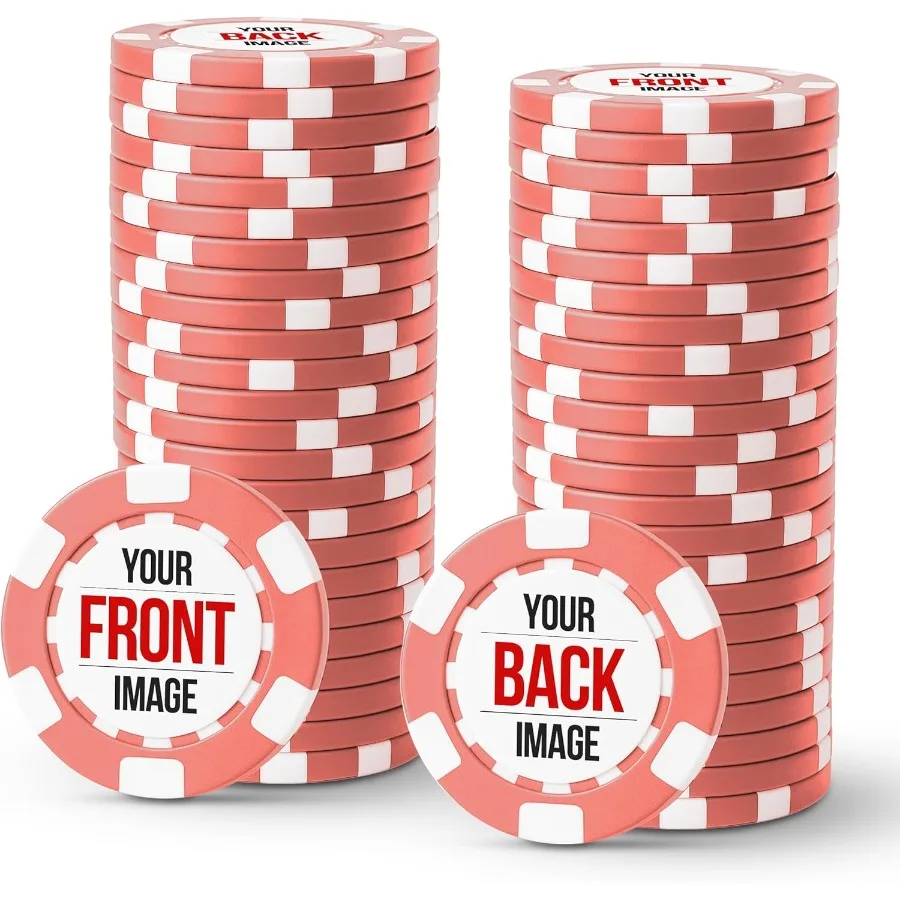 

Custom Poker Chips for Home Games Parties and Events Personalized Poker Chip Sets of 50 100 200 or 500 Custom Poker Chips with