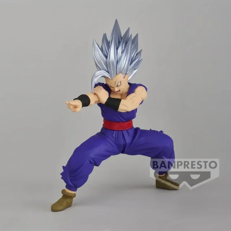 Em estoque bandai original banpresto anime dragon ball super herói sangue de saiyanans especialxiv besta filho gohan figuras de ação brinquedos