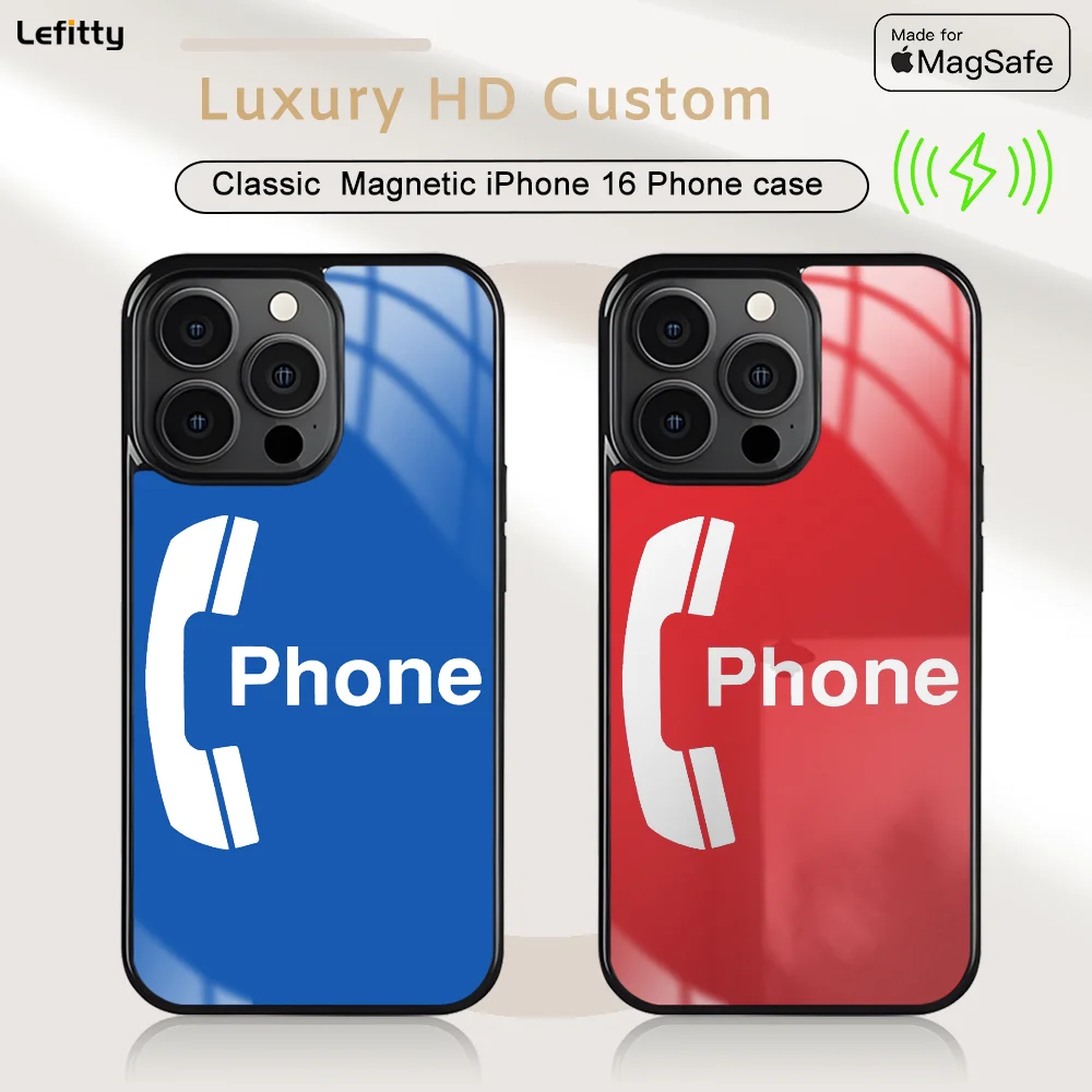 

Vintage Pay Phone Sign Phone Case For iPhone 16 15 14 13 12 11 Pro Max Plus Mini Magnetic Magsafe Wireless Charging Cover