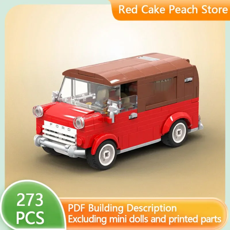 Popular City Car MOC Building Bricks Two Doors Box Type Small Truck Modular Technology Gifts Holiday Assemble Children Toys Suit