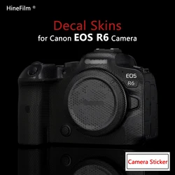 R6 Camera Skins Anti-scratch Cover Film for Canon EOS R6 Premium Decal Skin EOSR6 Protector Sticker 3M Vinyl Material