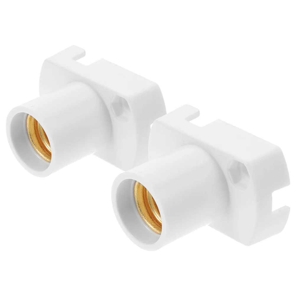 Base portalampada da 2 pezzi per realizzare lampade Parte della lampada per presa di luce domestica E12 Sostituzione portalampada di ricambio
