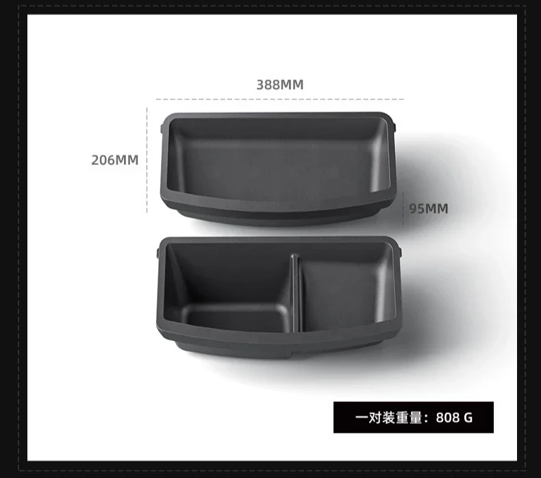 Underseat Storage Box for Tesla Model YL 2026 Seats Drawer TPE Hidden Storage Tray Push Pull Car Y L Front Rear Seater Organizer