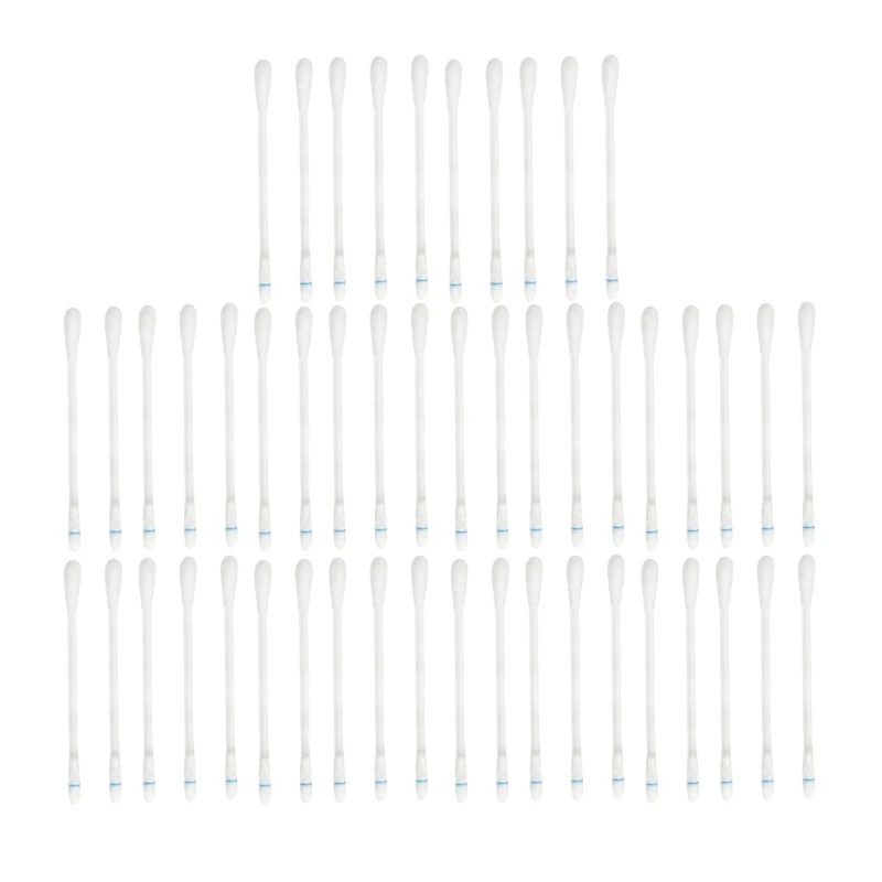 50Pcs Multifunction Disinfected MakeUp Disposables Double Head Cotton Swab Portable Bar First Aids Swab