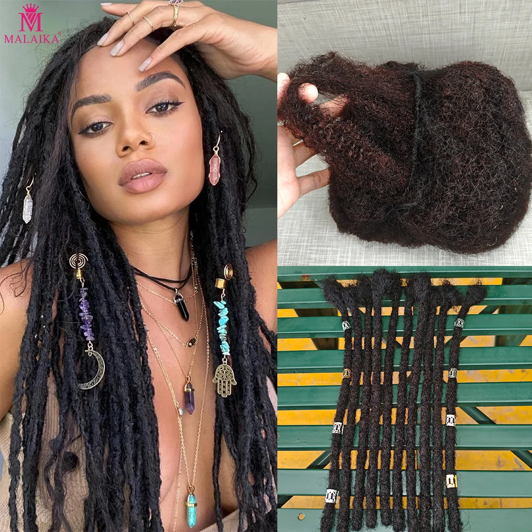 인모 헤어피스 아프로 킨키 벌크 4C 브라질리언 인모 또는 드레드락스 익스텐션 브레이딩 미니 트위스트 마이크로락스 수리용 브레이드