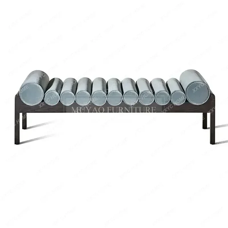 solid wood shoe changing stool living room sofa stool bed and breakfast club rest fabric bedroom bedsi