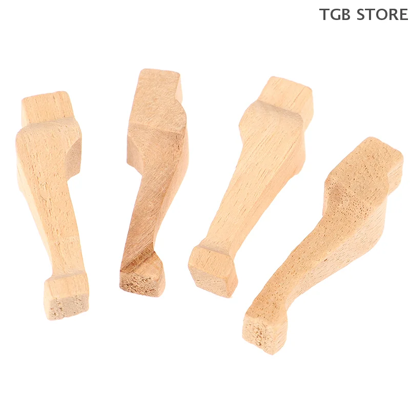 4Pcs/Set Miniature Table Legs Furniture Decor DIY 1/12 Dollhouse Making Accessories