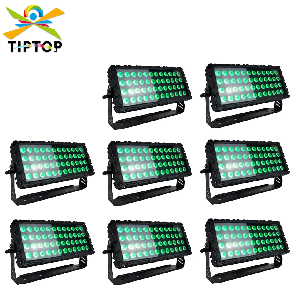 Free Shipping 8xRGBW Stage Washer Light DMX 4/8 Channels Wedding Party Decoration 48x12W Tyanshine DJ Stage Lighting Outdoor